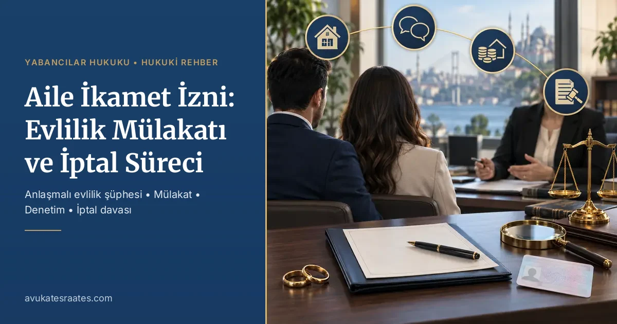 Aile İkamet İzni Evlilik Mülakatı ve İptal Süreci