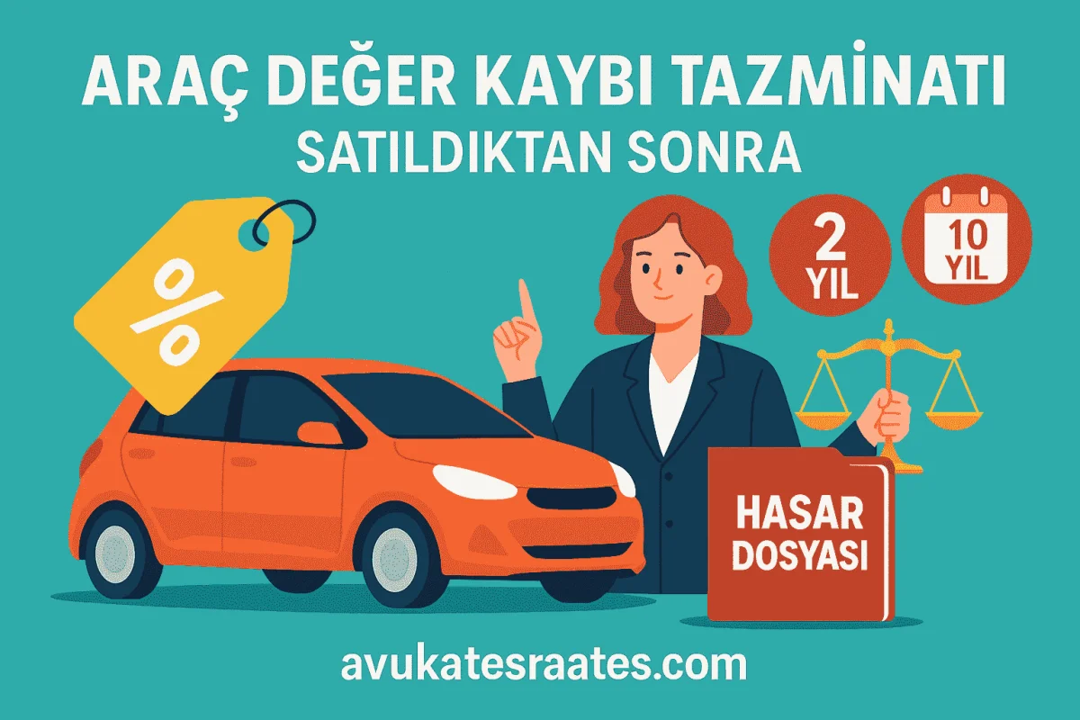 Araç Satıldıktan Sonra Değer Kaybı Tazminatı Alınabilir mi?