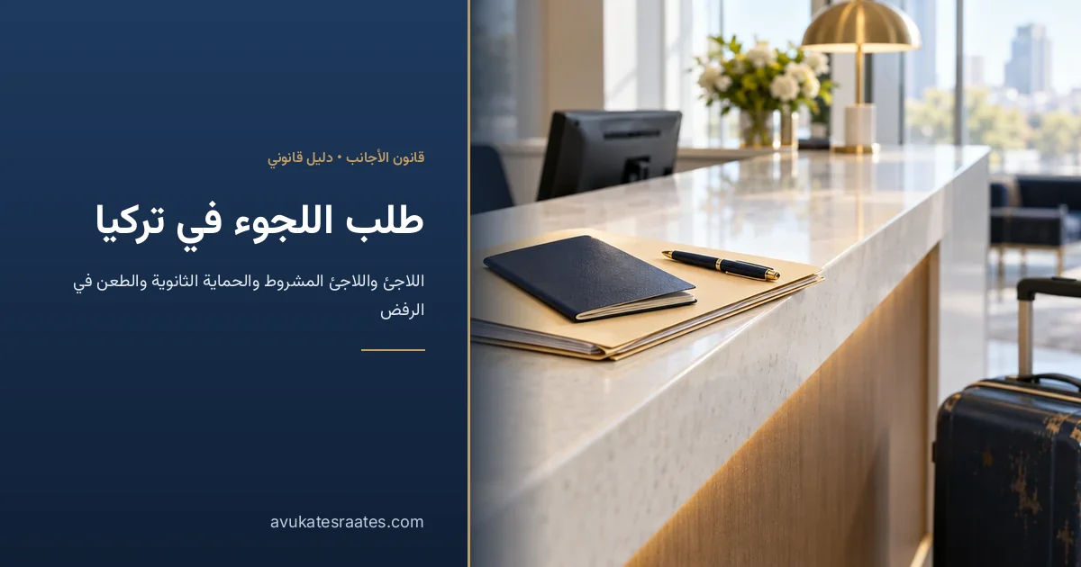 طلب اللجوء في تركيا: الخطوات والحقوق والاعتراض على الرفض