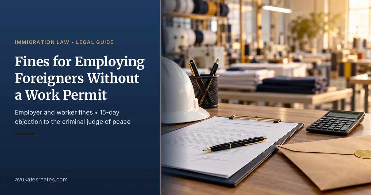 Employing Foreigners Without a Work Permit in Turkey: Fines