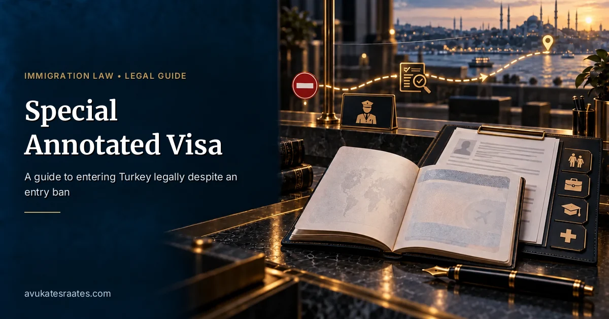 Enter Turkey with an Entry Ban: Special Annotated Visa