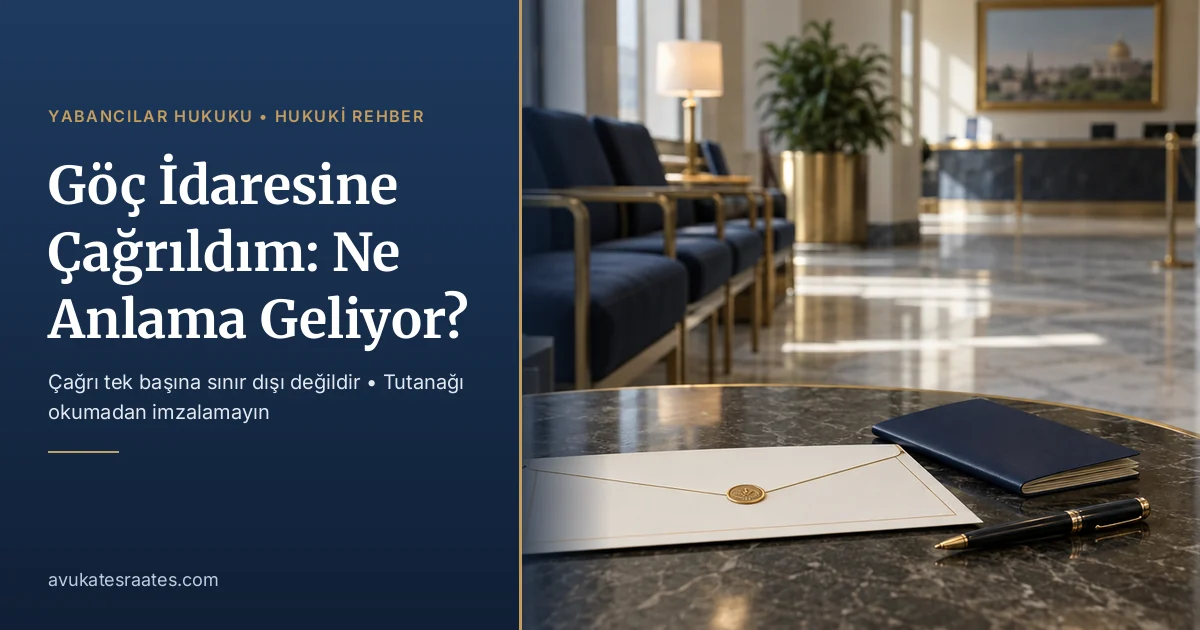 Göç İdaresine Çağrıldım: Ne Anlama Geliyor?