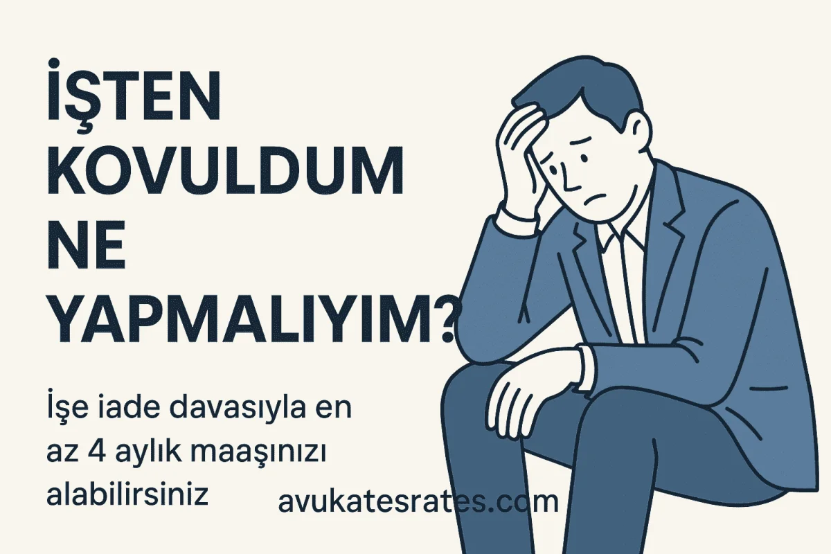 İşten Kovuldum Ne Yapmalıyım? | İşe İade Davası ve 4+8 Aylık Maaş Tazminat Hakkı - Avukat Esra Ateş