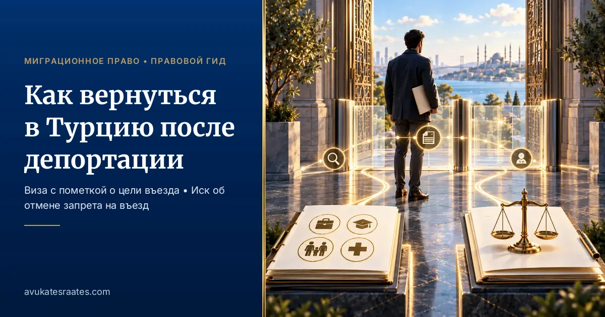 Как вернуться в Турцию после депортации: 3 законных пути