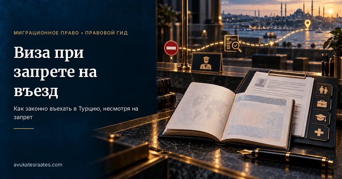 Как въехать в Турцию с запретом на въезд: особая виза