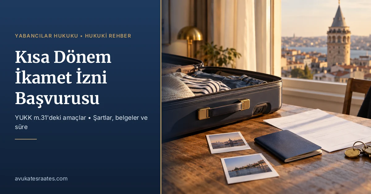 Kısa Dönem İkamet İzni Başvurusu: Şartlar, Belgeler, Süre