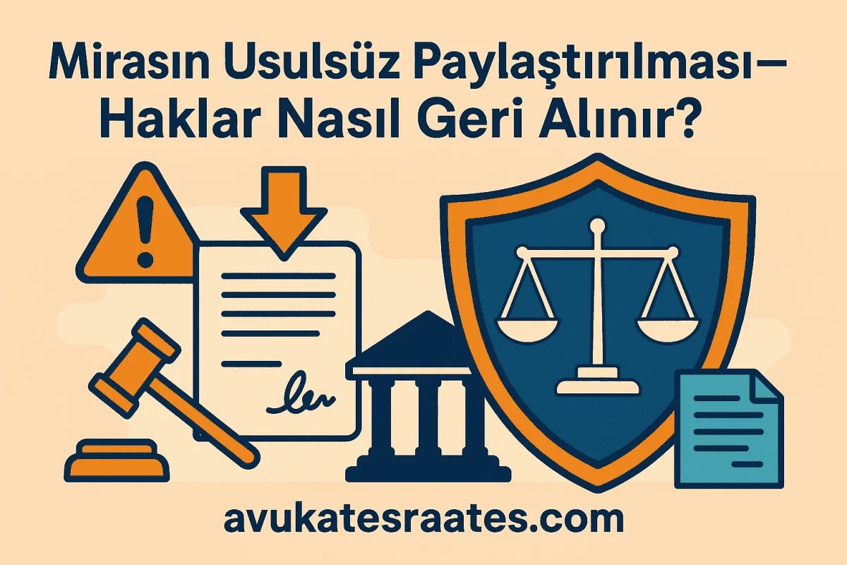 Mirasın Usulsüz Paylaştırılması- Haklar Nasıl Geri Alınır? - Avukat Esra Ateş