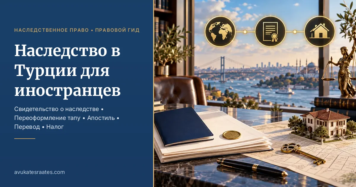 Наследство в Турции для иностранцев: суд, тапу и сроки