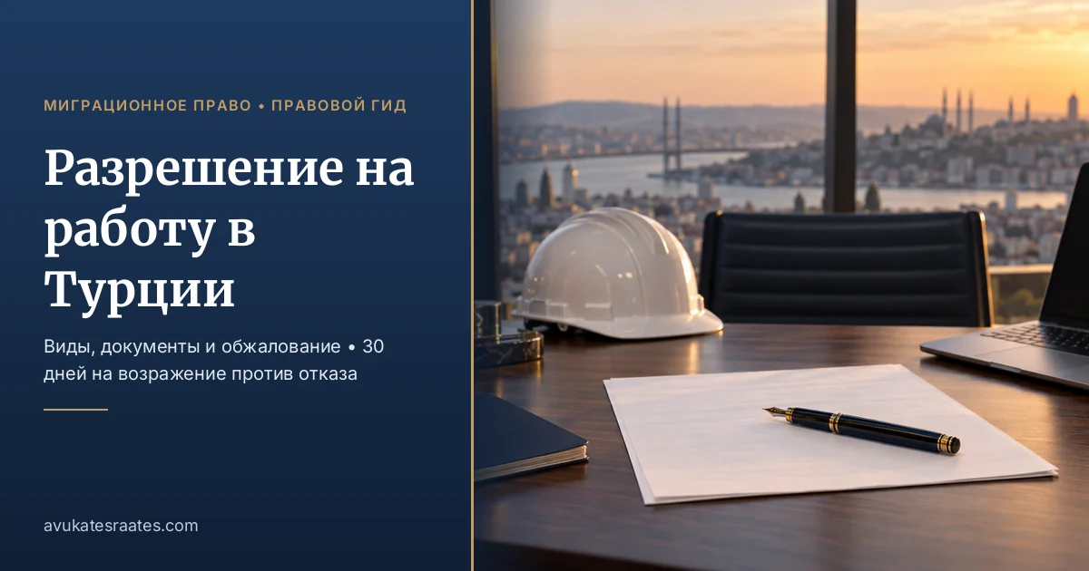 Разрешение на работу в Турции 2026: виды, документы, отказ