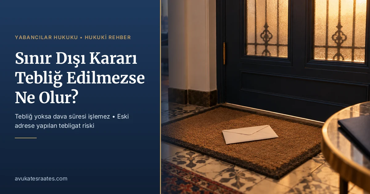 Sınır Dışı Kararı Tebliğ Edilmezse Ne Olur?
