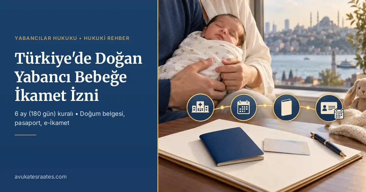 Türkiye'de Doğan Yabancı Bebeğe İkamet İzni: 6 Ay Kuralı