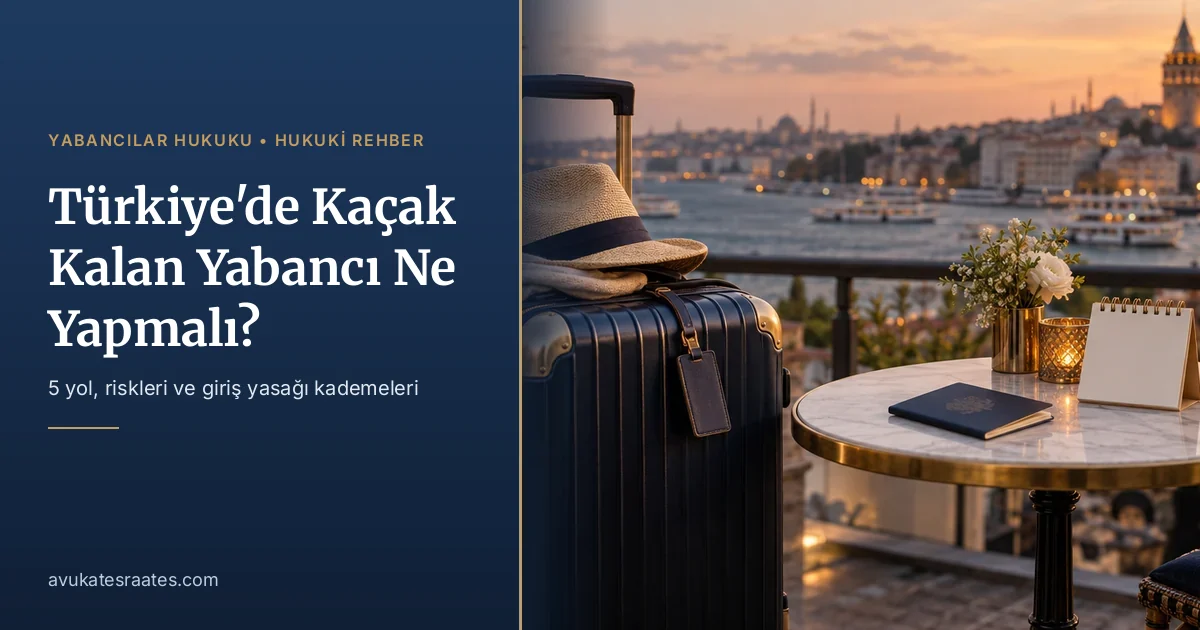 Türkiye'de Kaçak Kalan Yabancı Ne Yapmalı? 5 Yol ve Riskleri