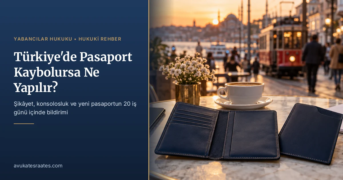 Türkiye’de Pasaport Kaybolursa Ne Yapılır? Yabancılar İçin