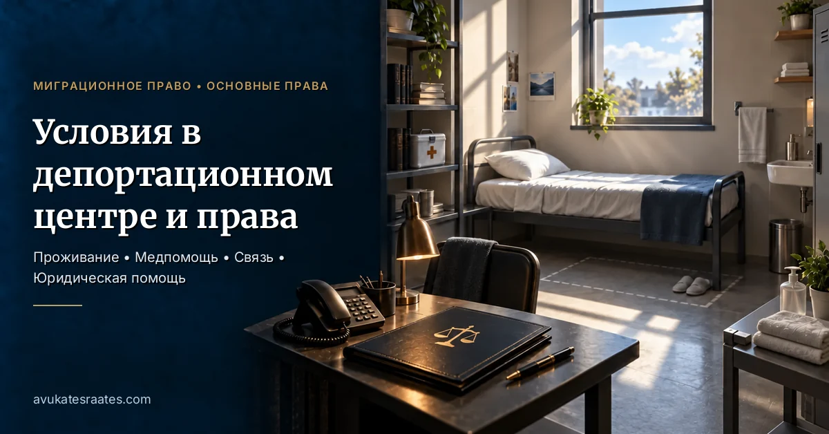 Условия содержания в депортационном центре Турции: права