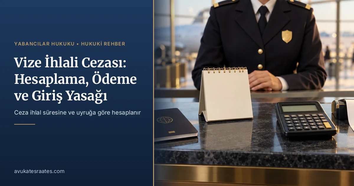Vize İhlali Cezası 2026: Hesaplama, Ödeme ve Giriş Yasağı