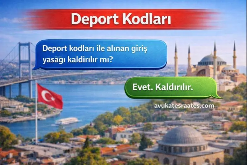 Deport Kodlari Ile Alinan Giris Yasagi Kaldirilir - Deport Kodları