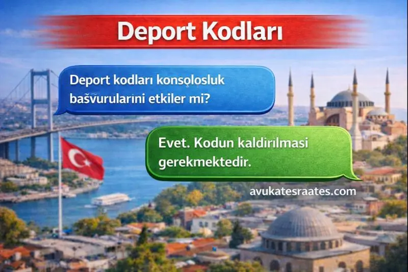 Deport Kodlari Konsolosluk Basvurularini Etkiler M - Deport Kodları